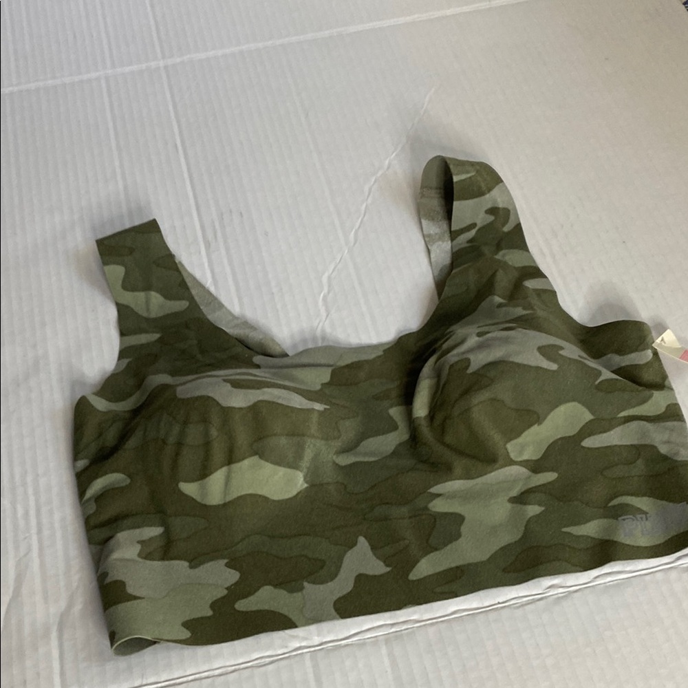 Victoria's Secret Green Camo Sports Bra